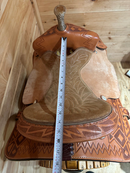 14” Dale Fredericks Saddlesmith Barrel Racing Saddle Model 21544