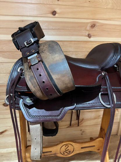16” Circle Y Topeka Flex2 Western Trail Saddle Model 1651 (2021)
