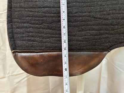 Tucker Full Skirt Apex Pad 100% Wool Saddle Pad, 28”L x34”D x1”