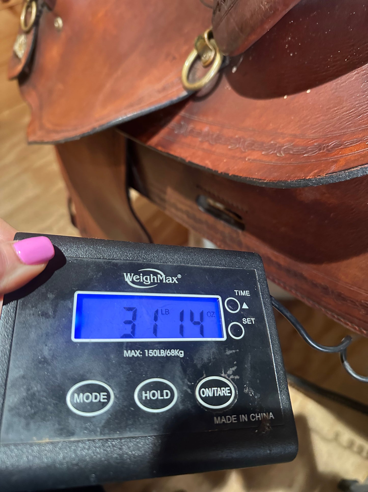 17” Big Horn Double Comfort Equi-fit Flex Western Trail Saddle Model 1656
