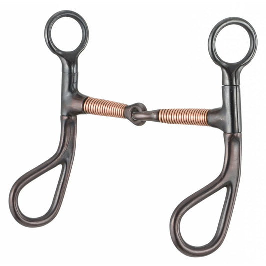 Tough1 Teardrop Copper Wrapped Snaffle