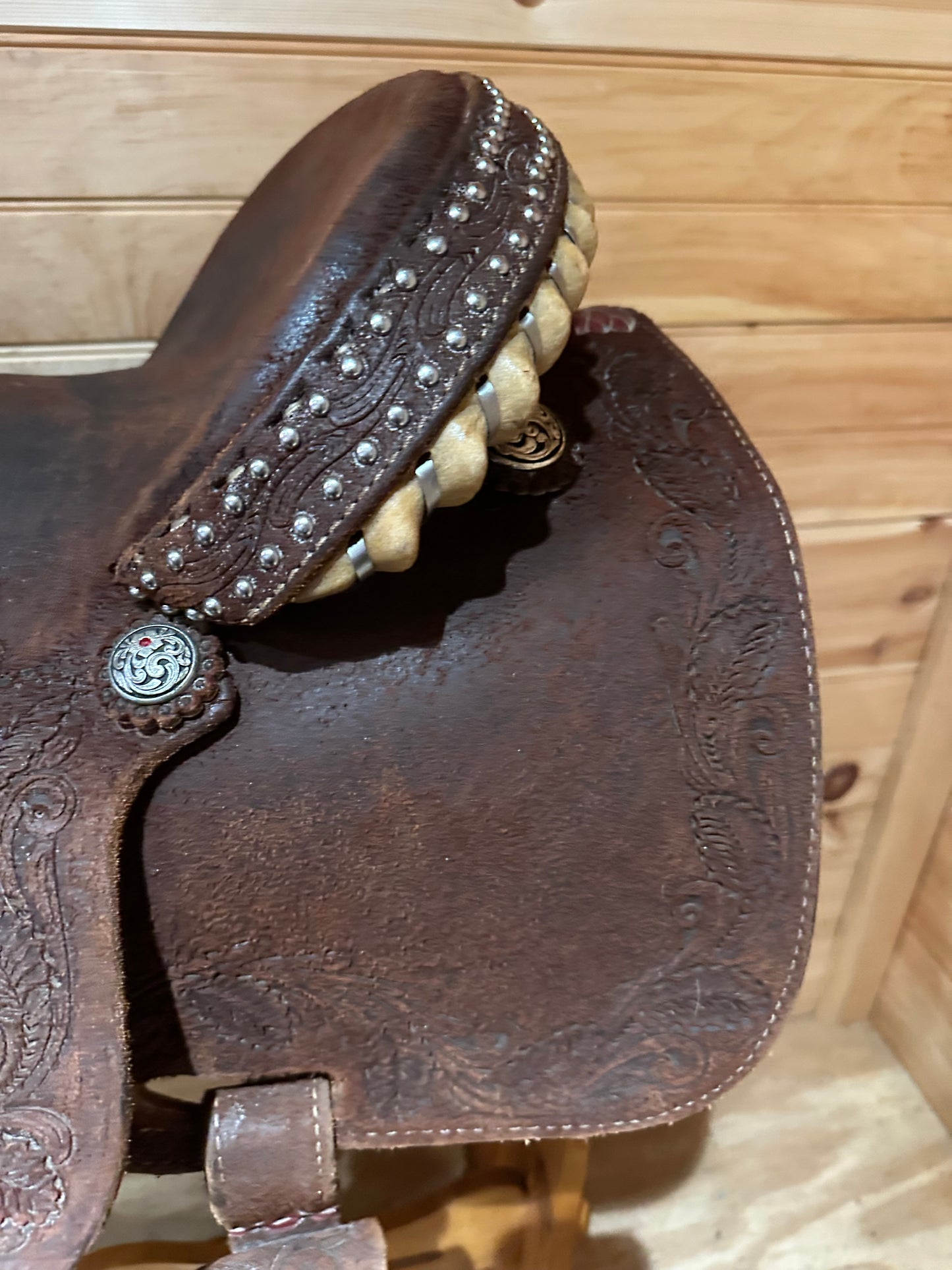 14.5” Reinsman Team Camarillo Barrel Racing Western Saddle Model 4231