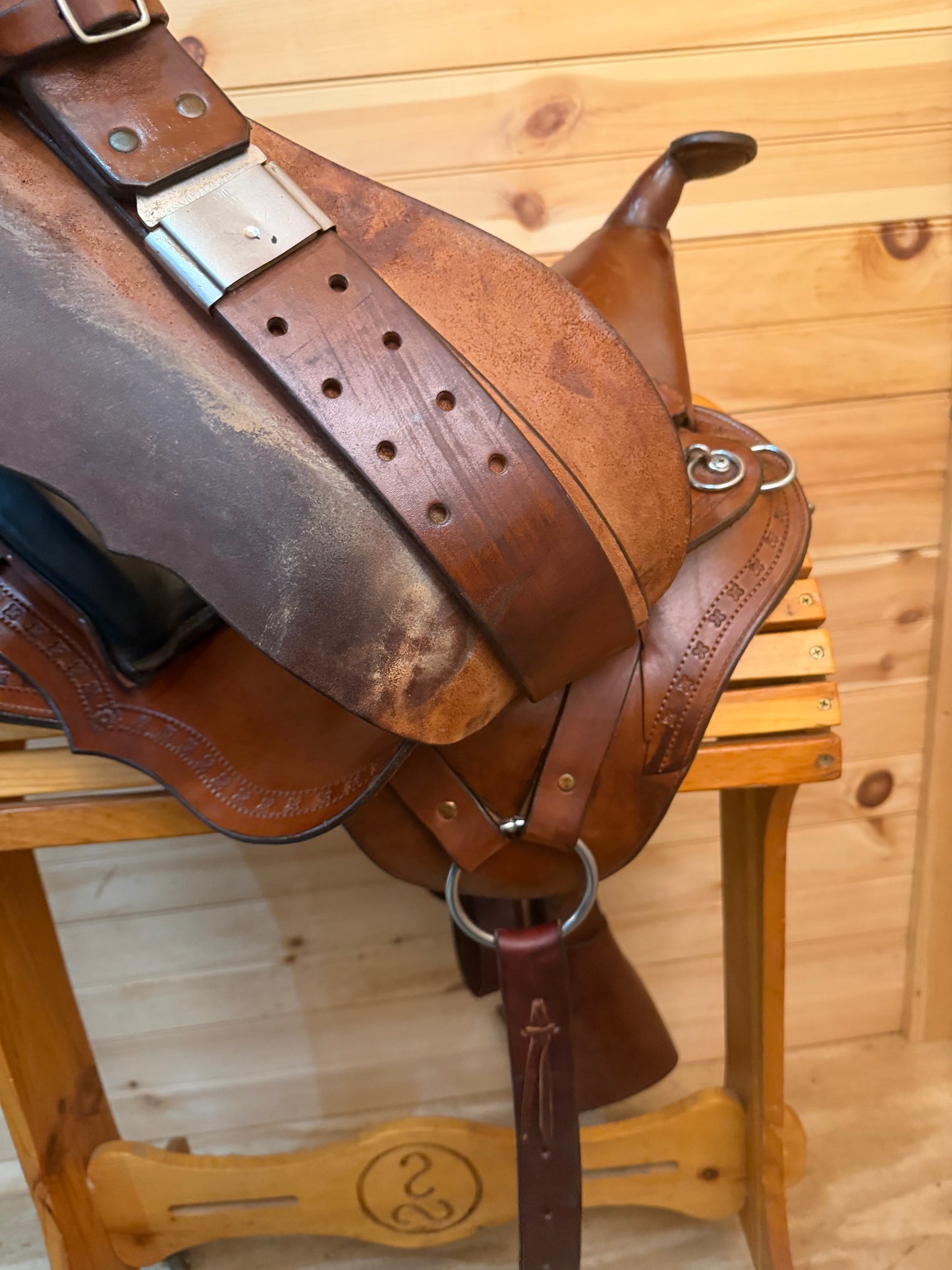 17” Brenneman’s Gaited Western Trail Saddle 080754