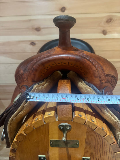 16” Billy Cook Maker Sulphur, OK Western Trail Saddle Model 1785