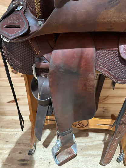 16” Morgan Saddlery 2S Ranch Cutter Western Saddle