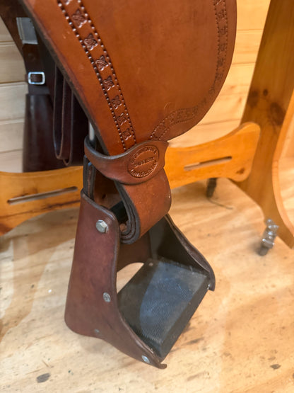 17” Brenneman’s Gaited Western Trail Saddle 080754
