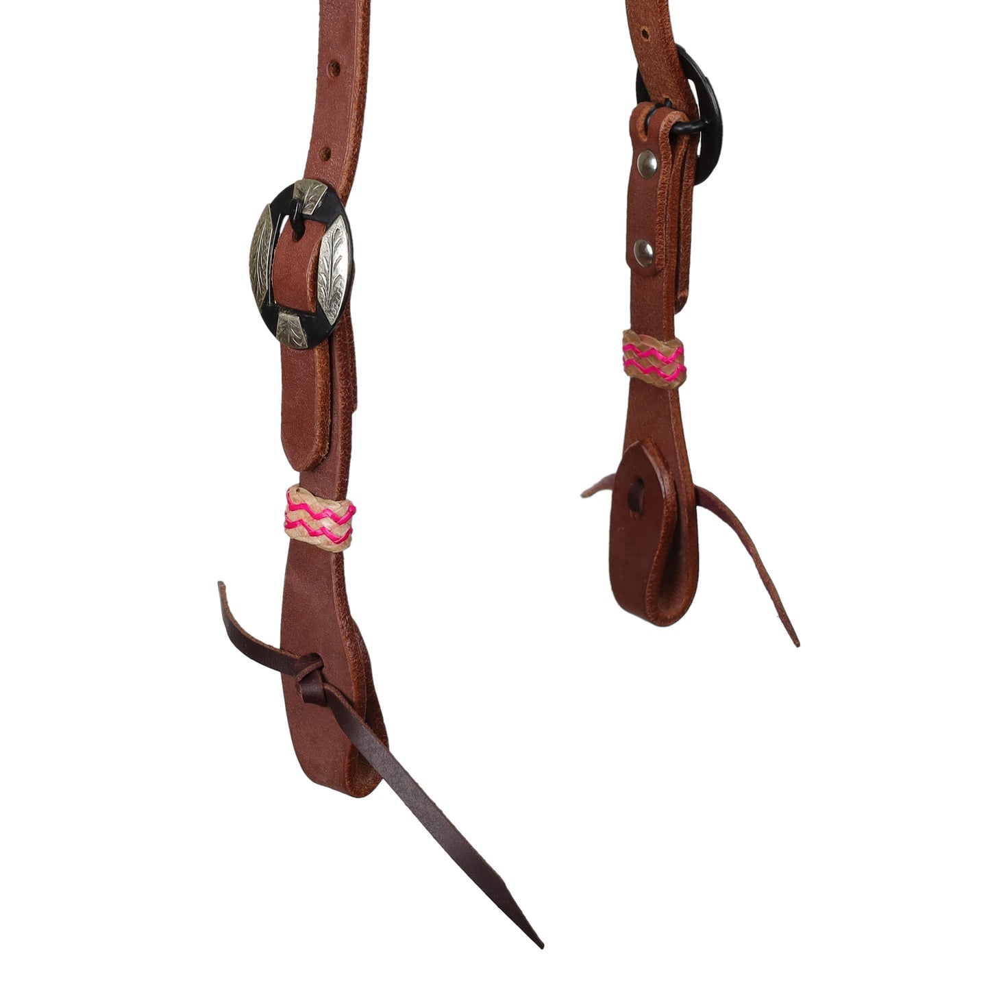 Seaside Pearl Medium Oil Argentina Cow Leather One Ear Headstall