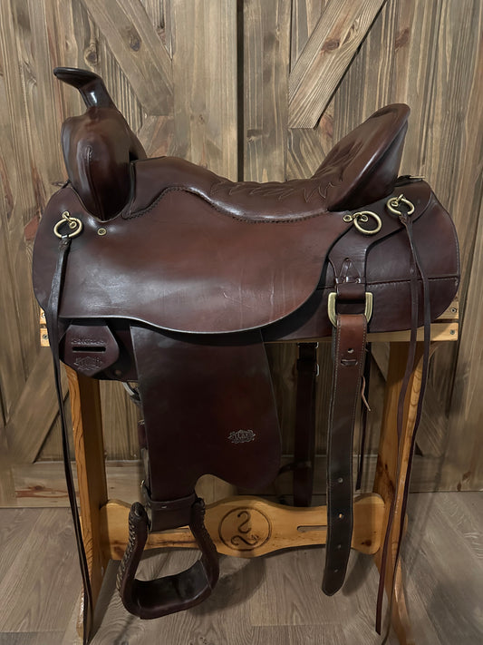 17.5” Tucker High Plains Western Trail Saddle Model 260