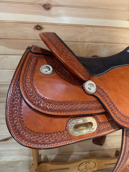 16” Billy Cook Maker Sulphur OK Reiner Western Saddle Model 8915