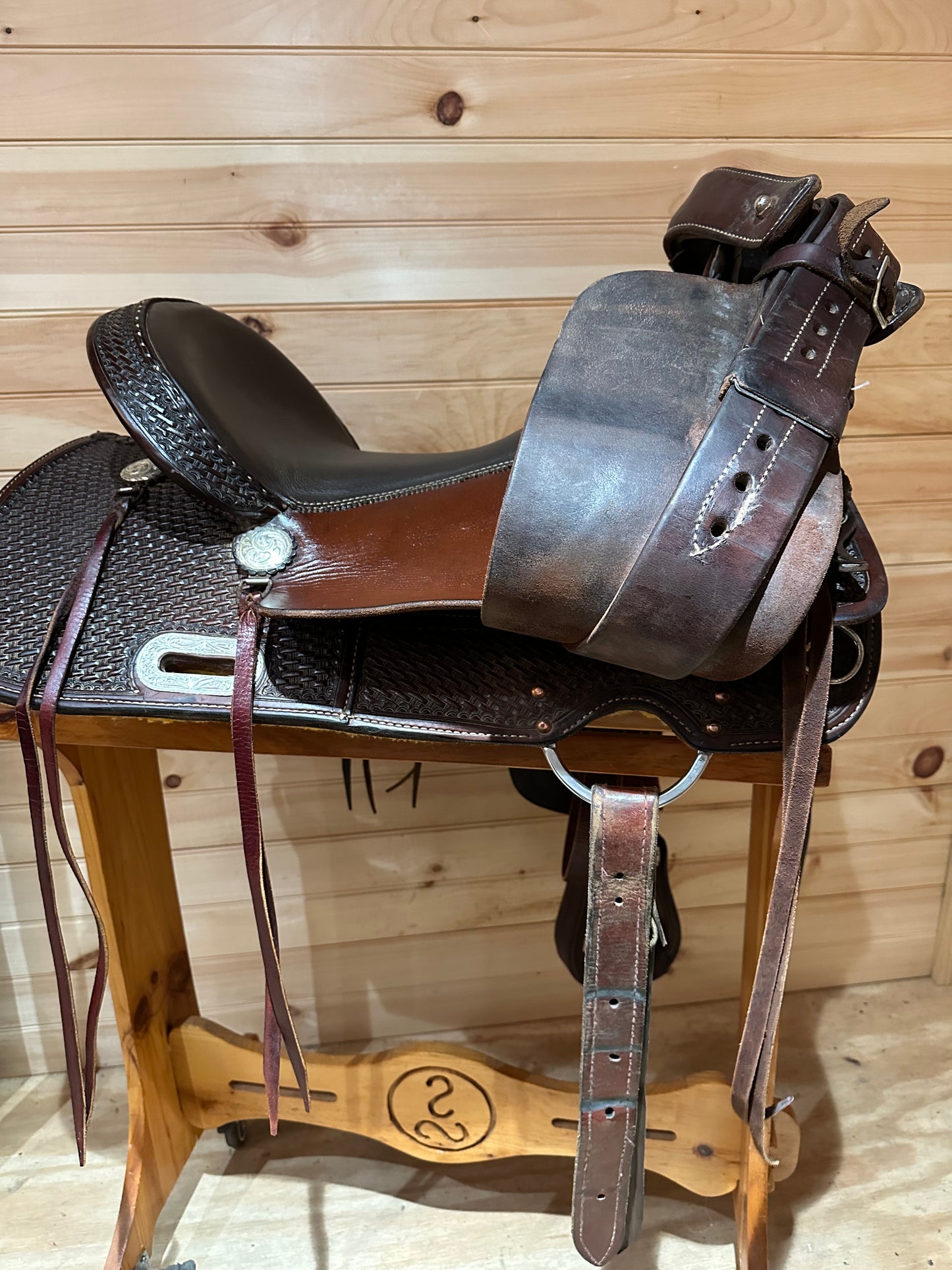 16” Billy Cook Maker Western Trail Saddle Model 1536