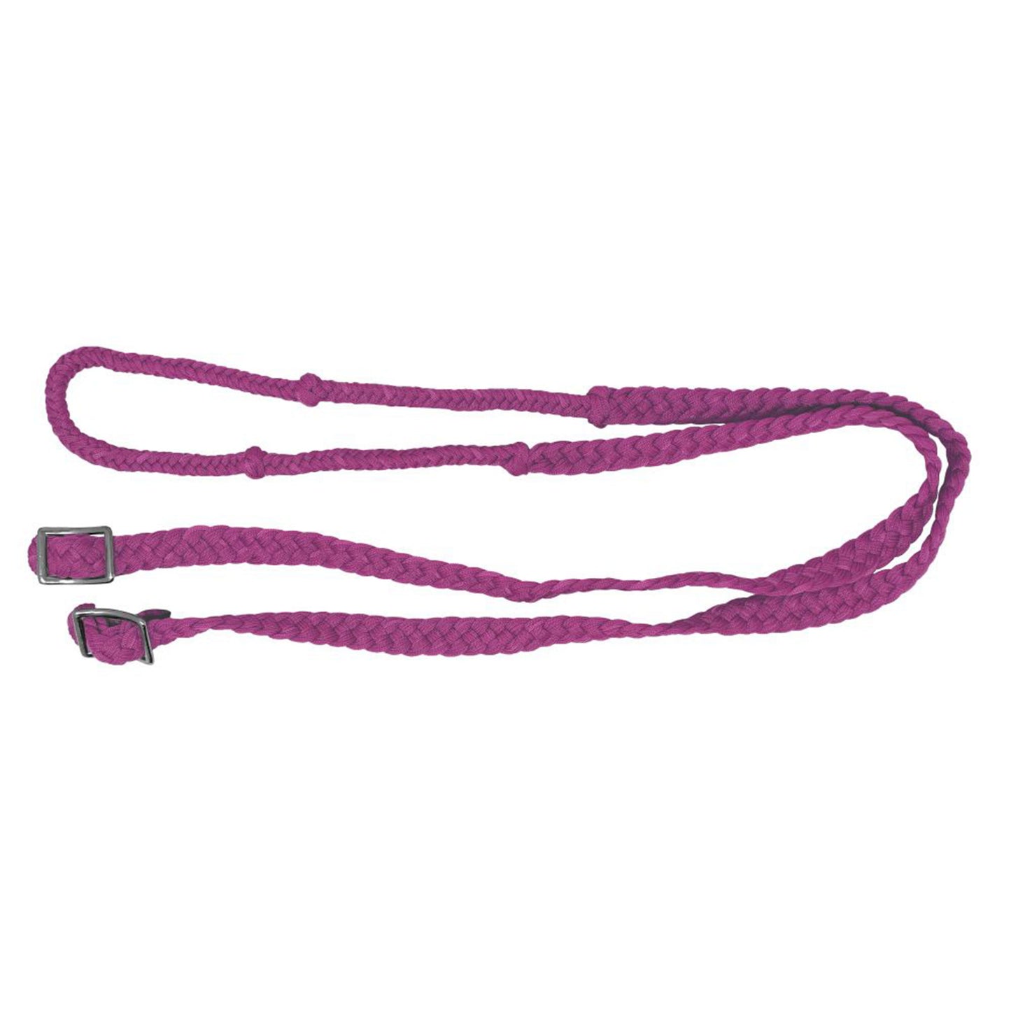 7' Braided Nylon Barrel Reins with Easy Grip Knots