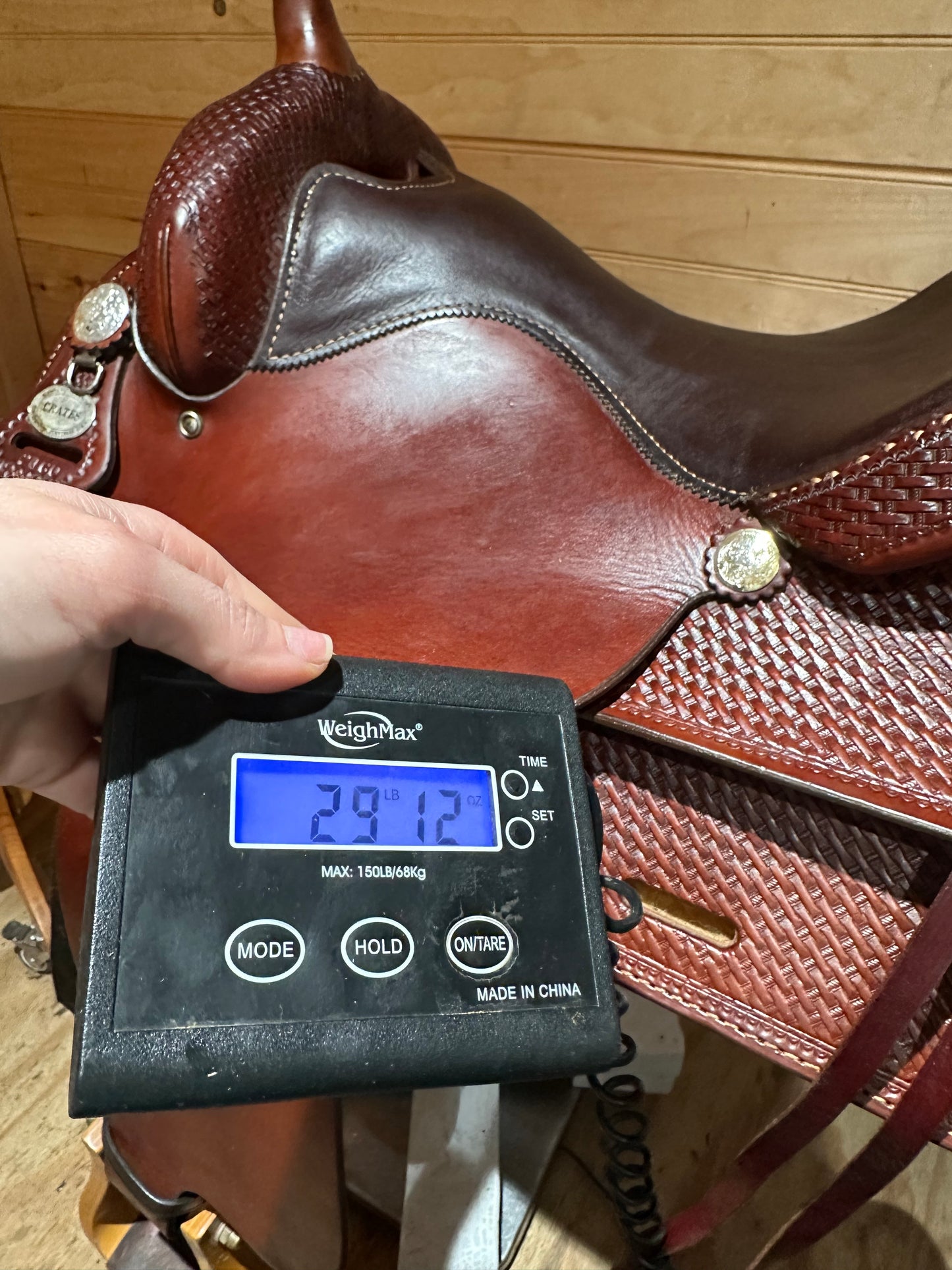 16” Crates Equi-Fit Western Trail Saddle Model 2160
