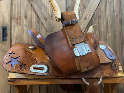 15” Billy Cook Western Barrel Racing Saddle Model 72285