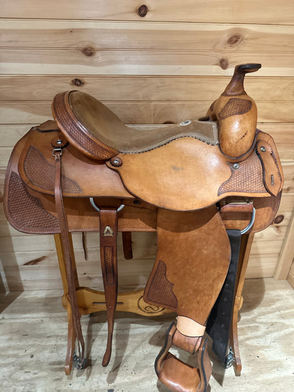 16” Alamo Saddlery Roper Style Western Trail Saddle