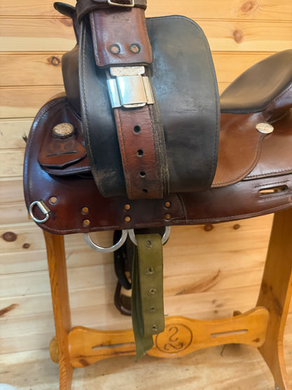 16” Circle Y Mojave Flex-Lite Arabian Western Trail Saddle Model 1561