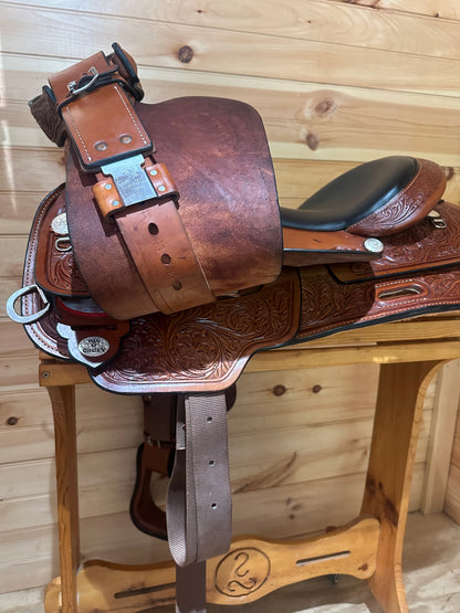 17” Circle Y High Horse Houston Western Trail Saddle Model 2610