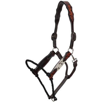 Iris Lariat Noseband Hybrid Leather Halter