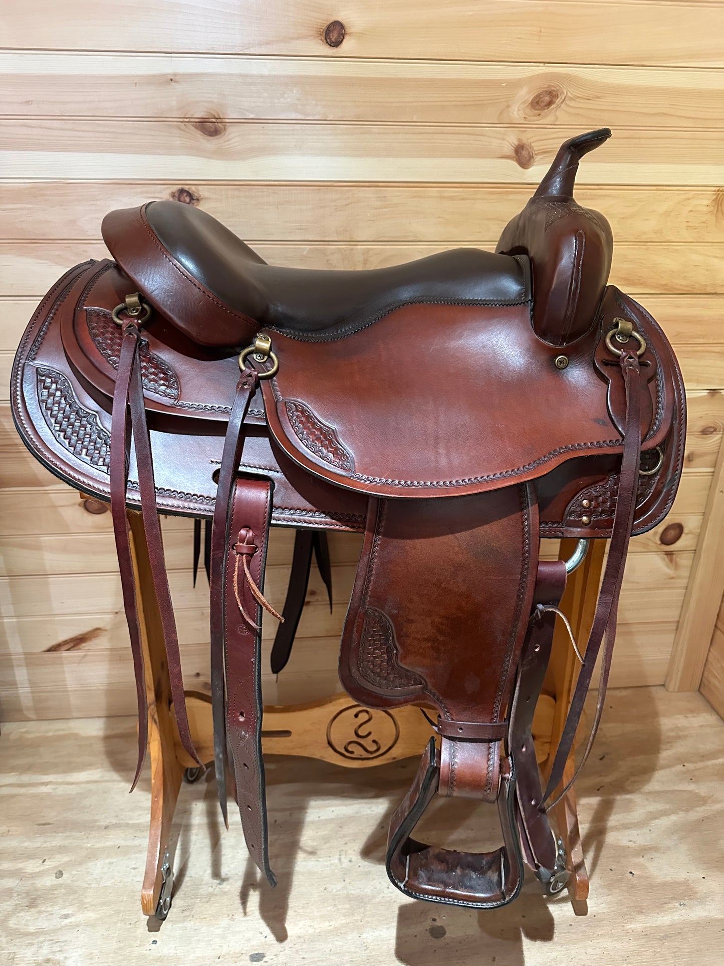 17.5” Big Horn Draft Western Saddle Model 1683