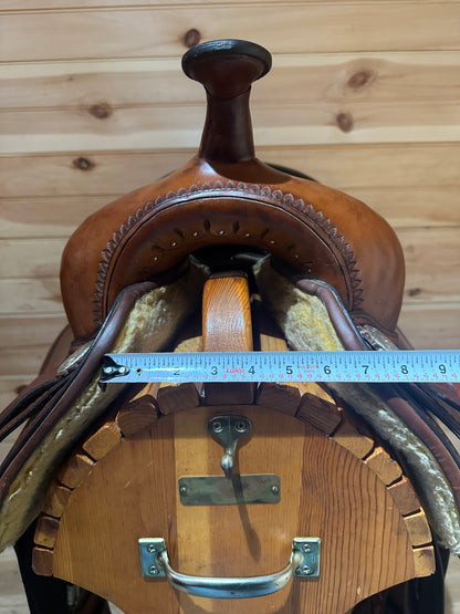 16” Circle Y Topeka Flex-Lite Western Trail Saddle Model 1551