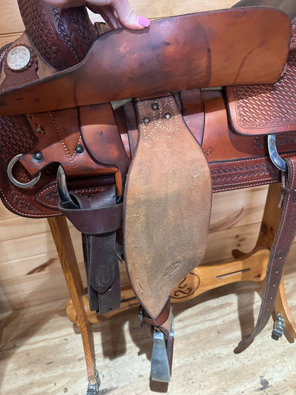 16” Genuine Billy Cook Pro Cutter Western Saddle Model 8940