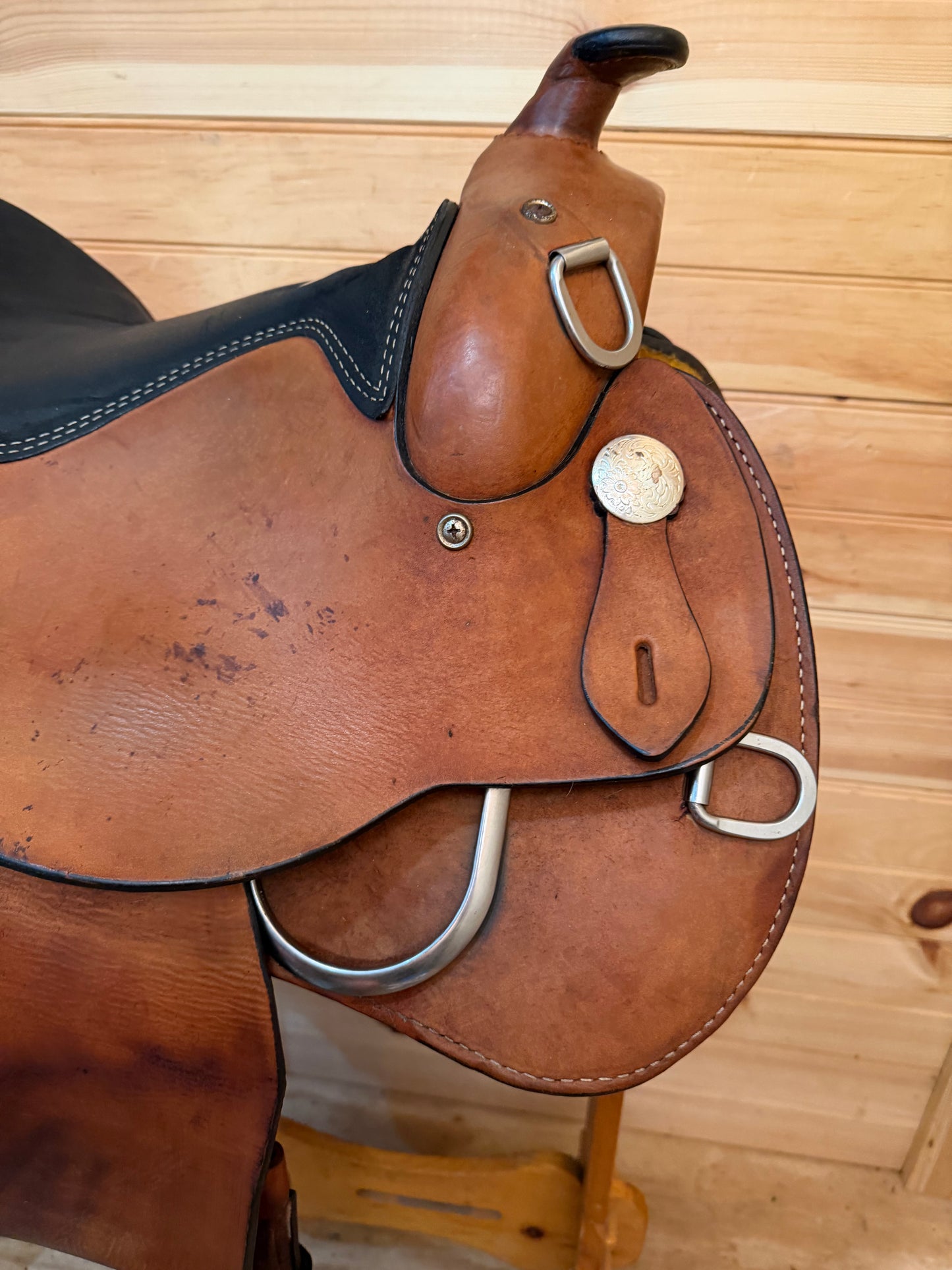 15” Rocking R Western Work Training Saddle Model 1300