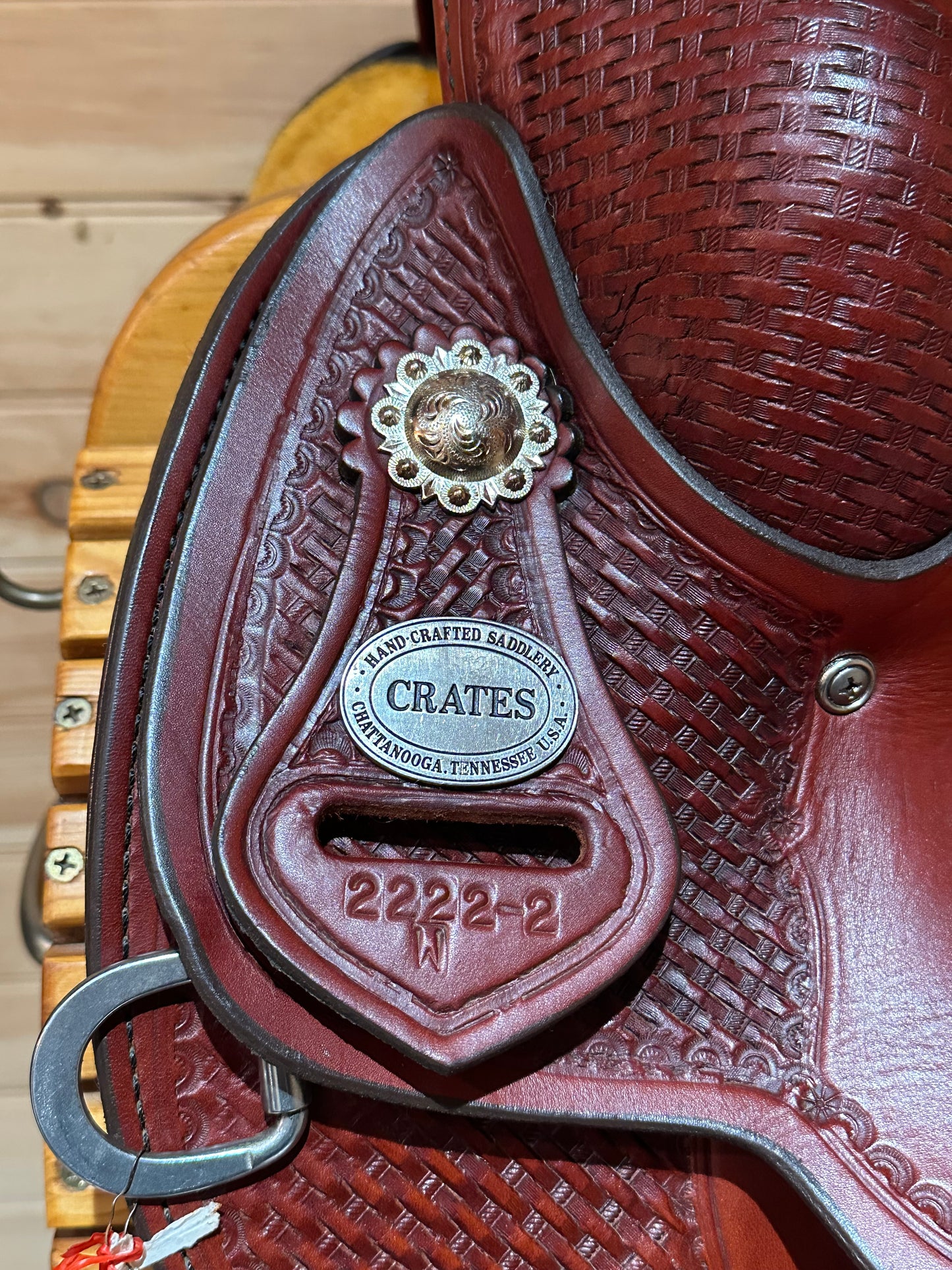 15” Crates Classic Reining Western Saddle Model 2222-2W