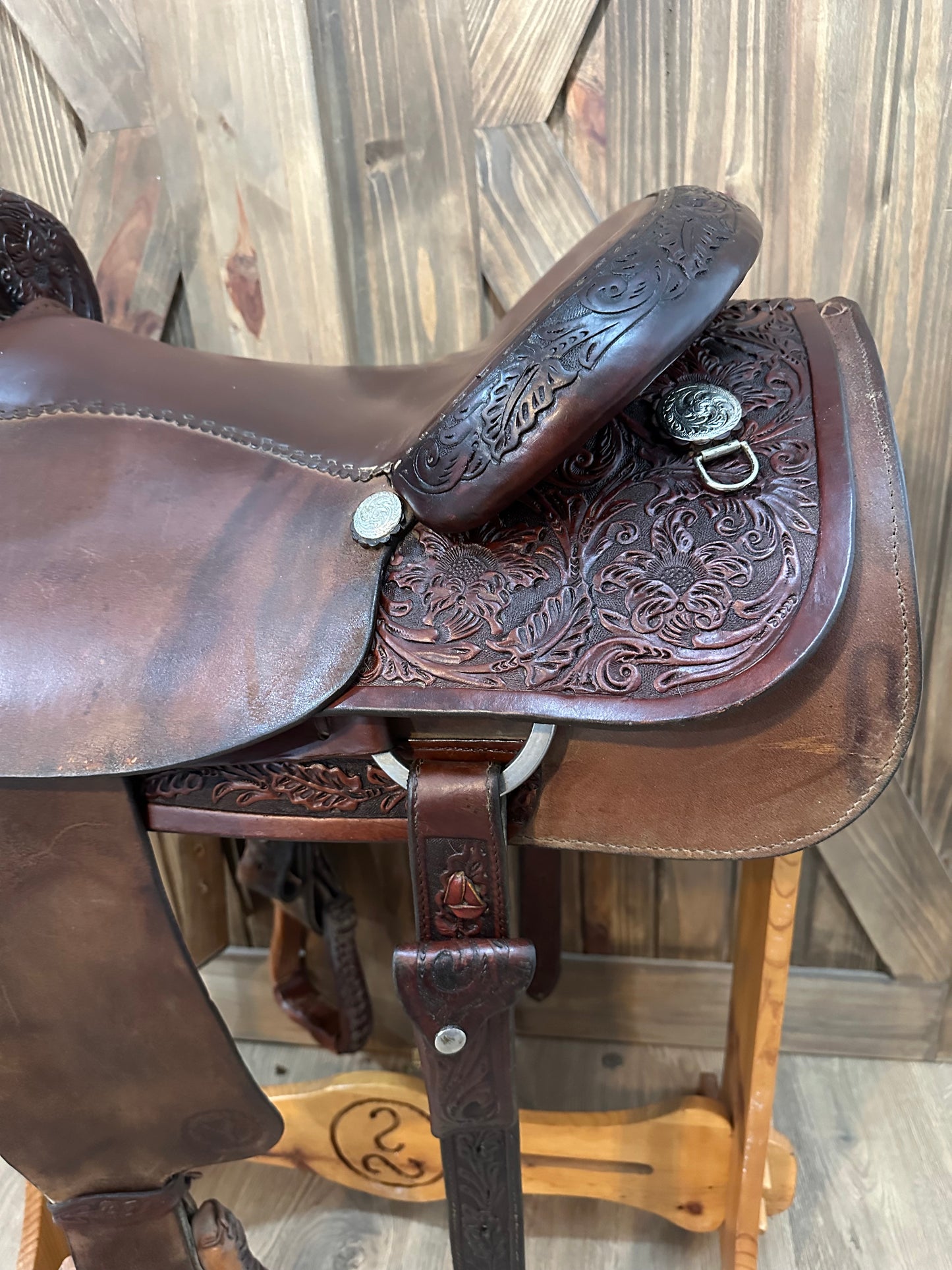 17” Circle Y Cutter Western Saddle Model 1356