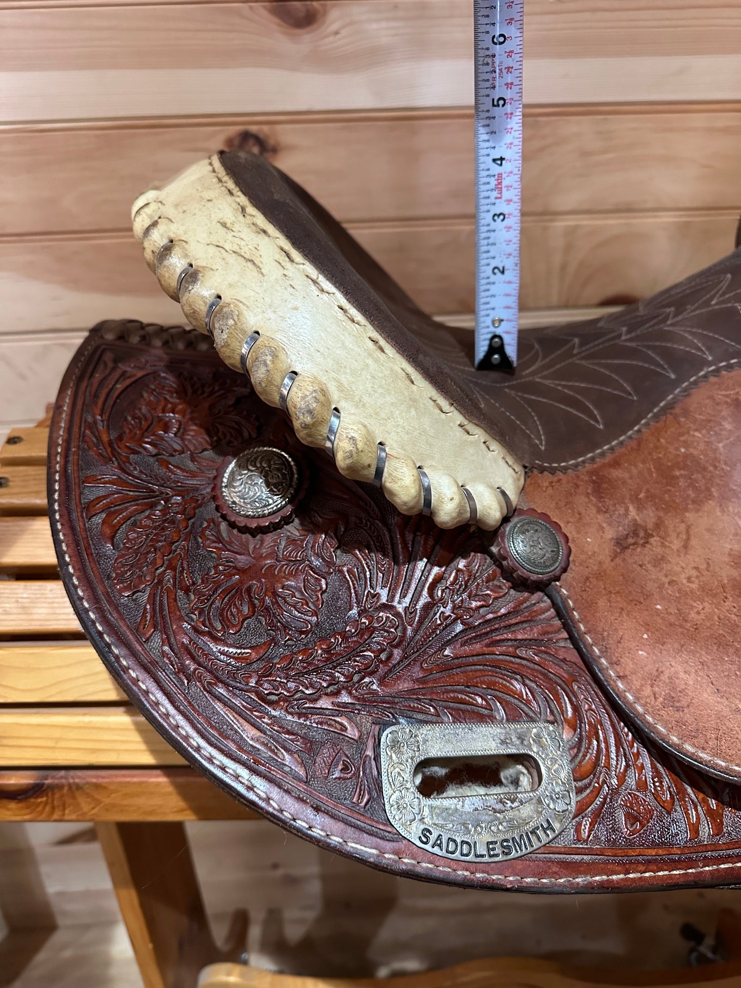 14” Saddlesmith Barrel Racing Saddle Model 22543.1