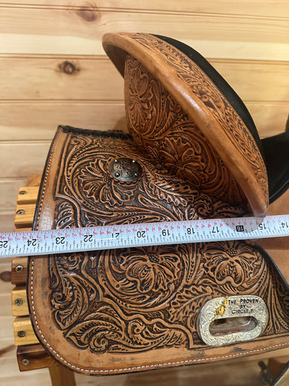 14” Circle Y The Proven Mansfield Western Barrel Saddle Model 6221 (2021 Year)