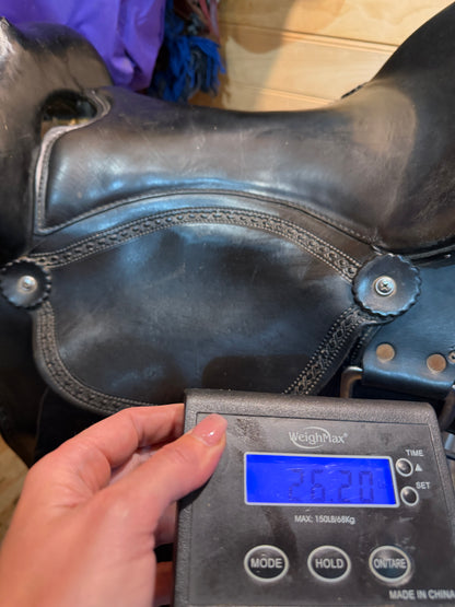 16.5” Eli Miller The Kentuckian Gaited Western Plantation Trail Saddle