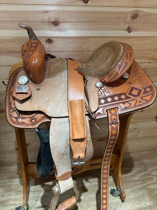 14” Dale Fredericks Saddlesmith Barrel Racing Saddle Model 21544