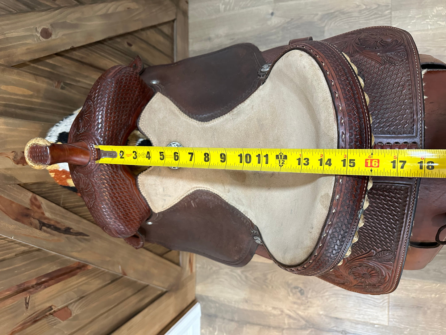 14” Martin Saddlery Barrel Racing Saddle