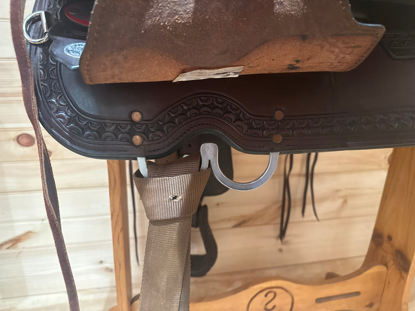 17” Circle Y Alaska Flex-Lite Draft Western Trail Saddle Model 1599 - Extra Wide