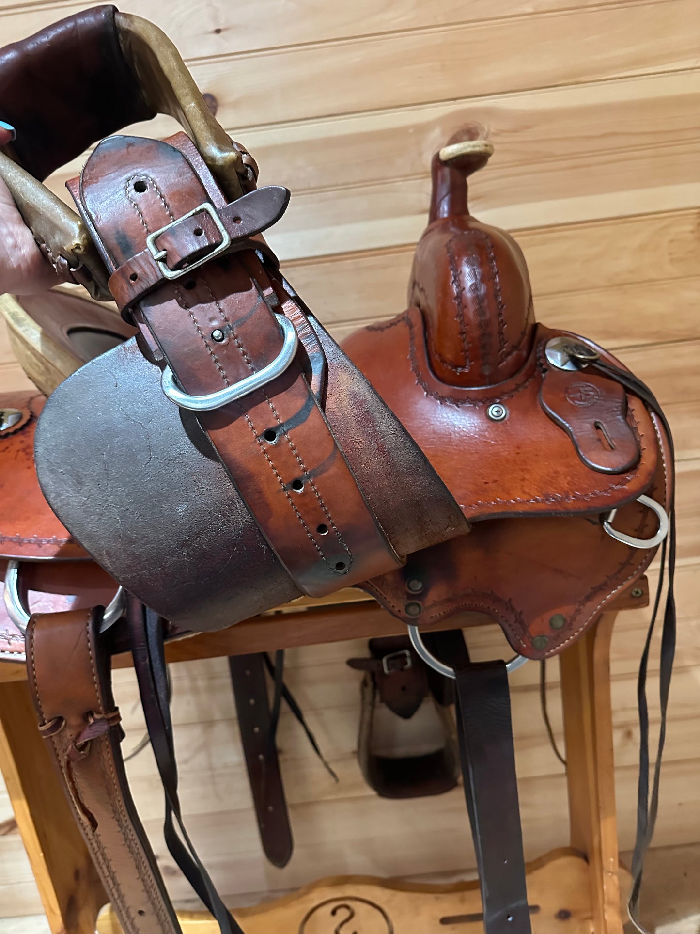 15” Bar B Western Ranch Roper Western Saddle
