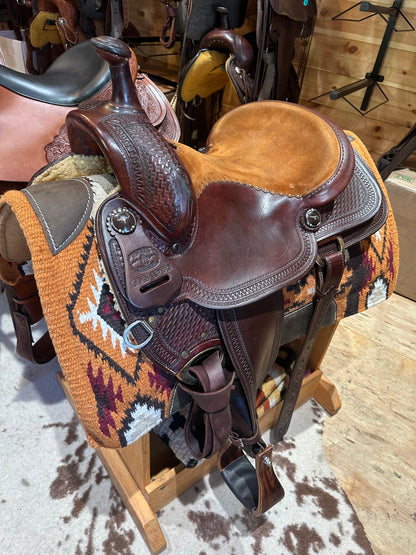 15.5” McCall Cowhorse Western Saddle Model 690 1203