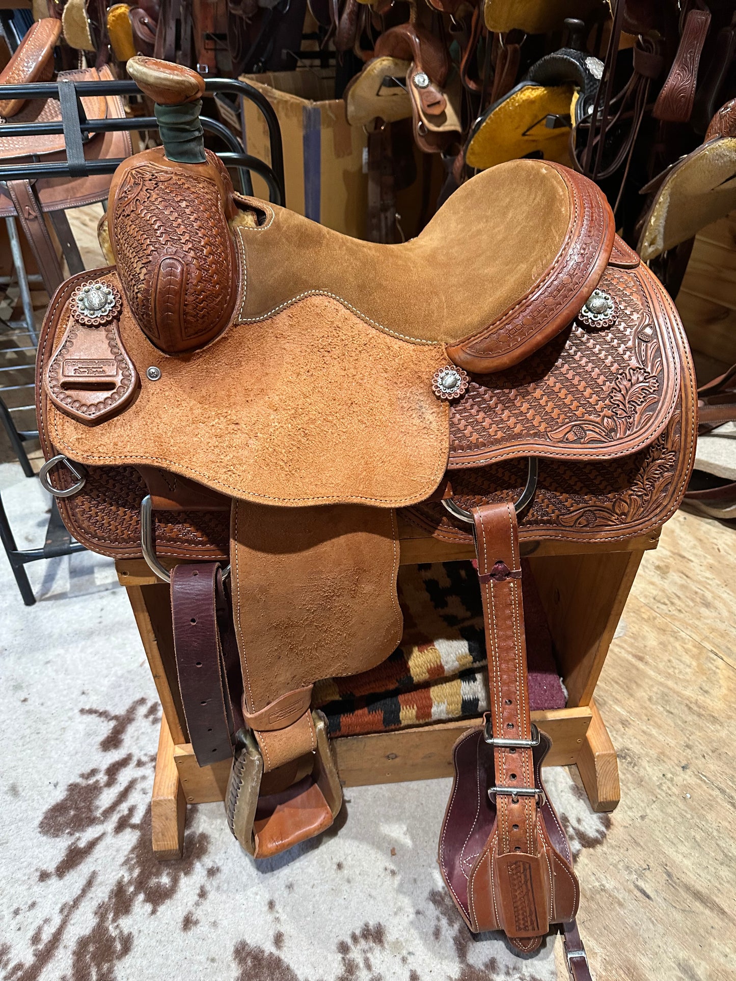 14.5” RopeSmart Pro Roper Western Saddle