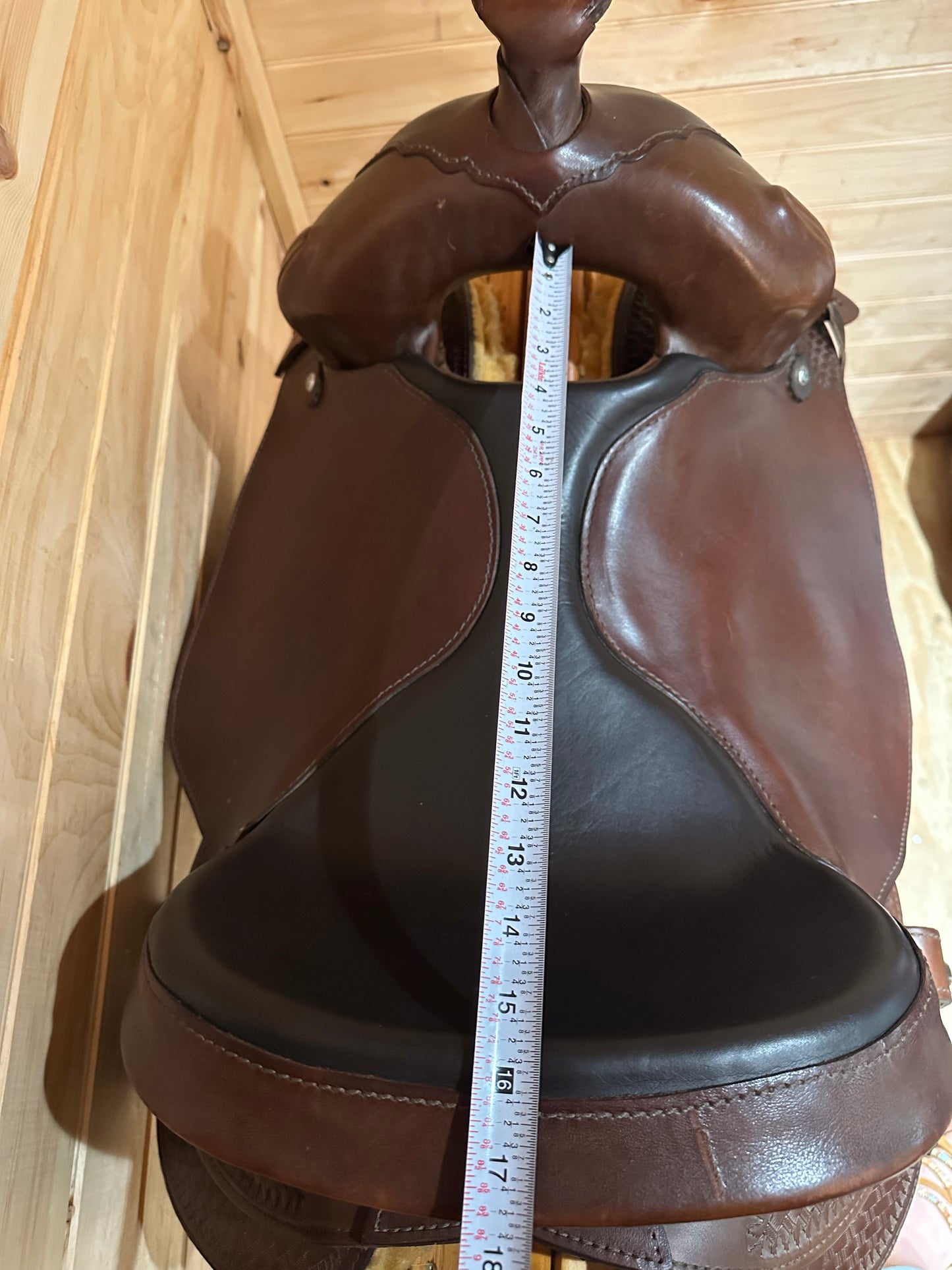 16” Ortho-Flex “The Western Lariat” Western Trail Saddle Model TP-160