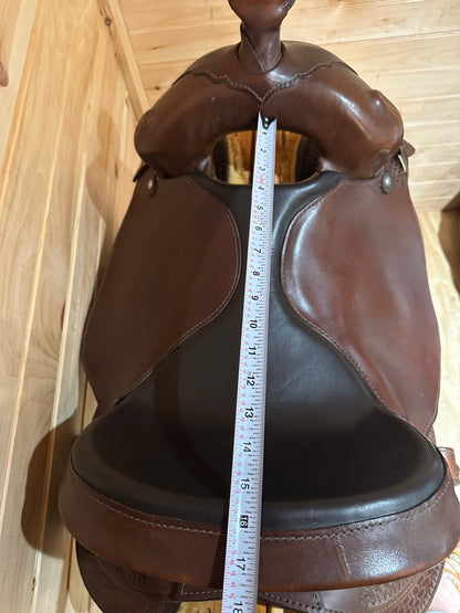 16” Ortho-Flex “The Western Lariat” Western Trail Saddle Model TP-160