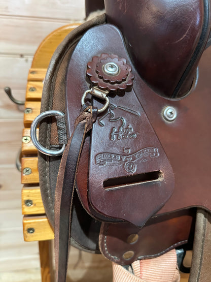 17” Circle Y High Horse El Campo Gaited Western Trail Saddle Model 6970