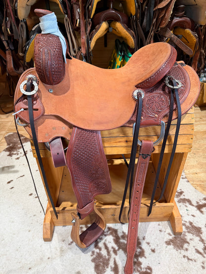 15.5" Paul Taylor Cowboy Ranch Western Saddle