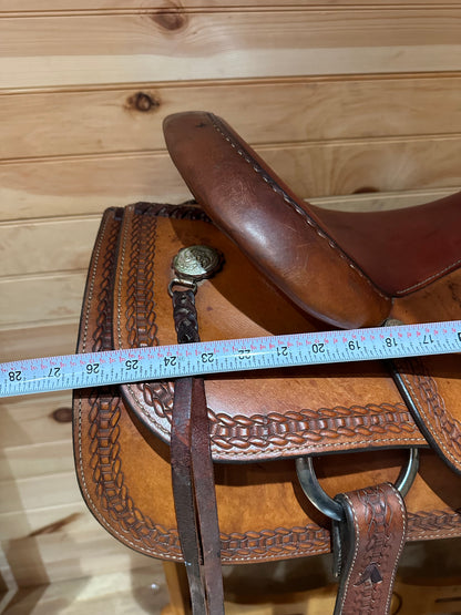 16” Circle Y Team Penner Western saddle model 2633