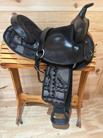 15” Big Horn Lightweight Western Trail Saddle Model 187