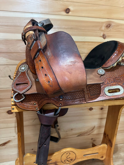15” Hud Roberts HR Barrel Racing Western Saddle