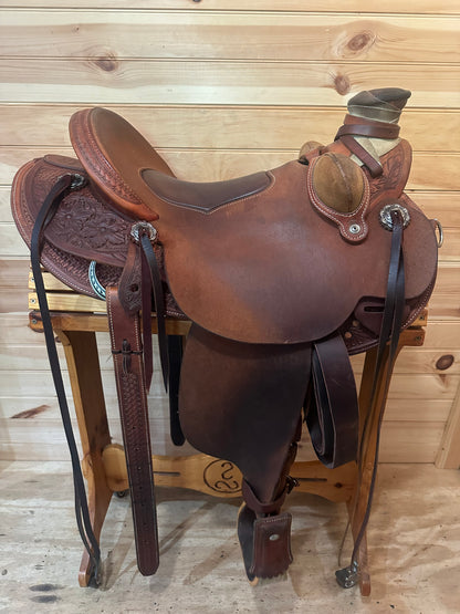 15.5” Cowboss Wade Lite Western Ranch Saddle