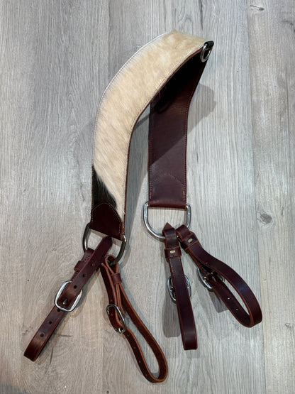 Cowhide Tripping Collar – Premium Amish Leather by Spur Creek Tack