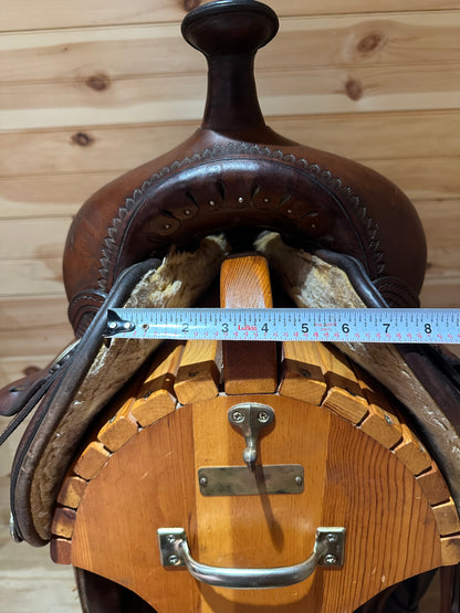 17” Circle Y Topeka Flex-Lite Western Trail Saddle Model 1551