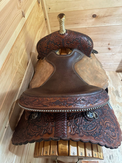 14.5” Ammerman Angel Kisses Barrel Racing Saddle