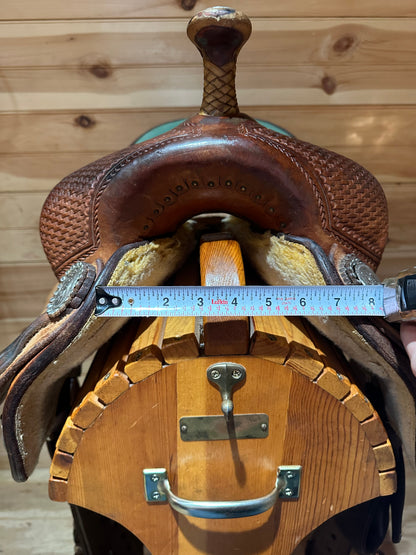 14.5” SRS Saddlery Paul Taylor Barrel Racing Saddle
