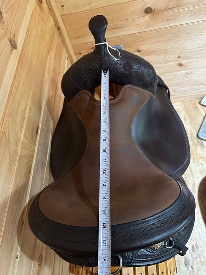 16” Circle Y Sunflower Flex2 Western Trail Saddle Model 1682 (2024)