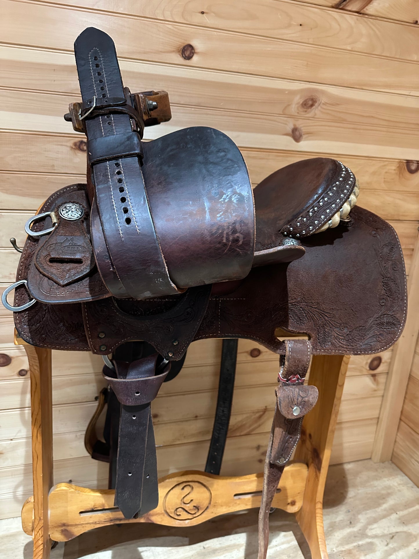 14.5” Reinsman Team Camarillo Barrel Racing Western Saddle Model 4231